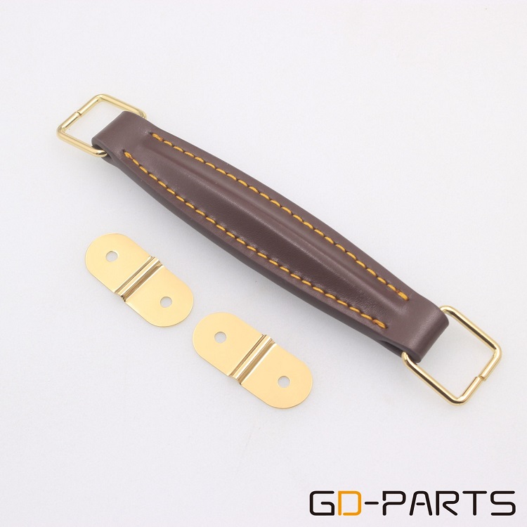 SODIAL Amplifier Leather Handle Strap For Marshall AS50D AS100D Guitar AMP Speaker Cabinet Brown